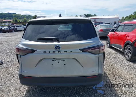 2025 Toyota Sienna Xle z USA, uszkodzony, nr VIN 5TDJRKEC3SS236876